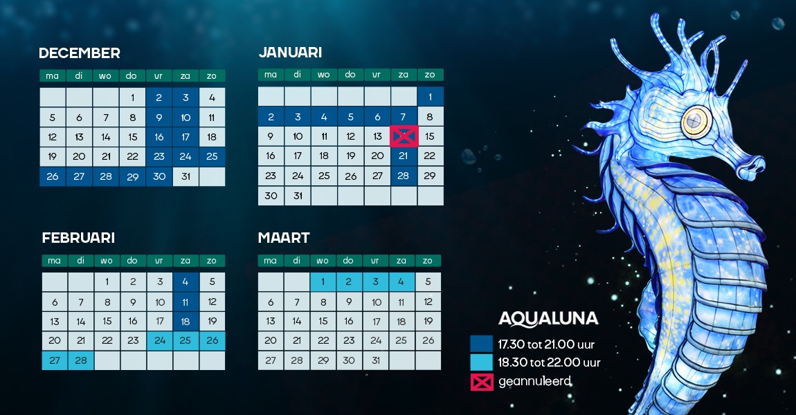 Light Nights AquaLuna kalender