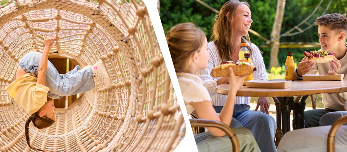 Spelen en horeca in Ouwehands Dierenpark