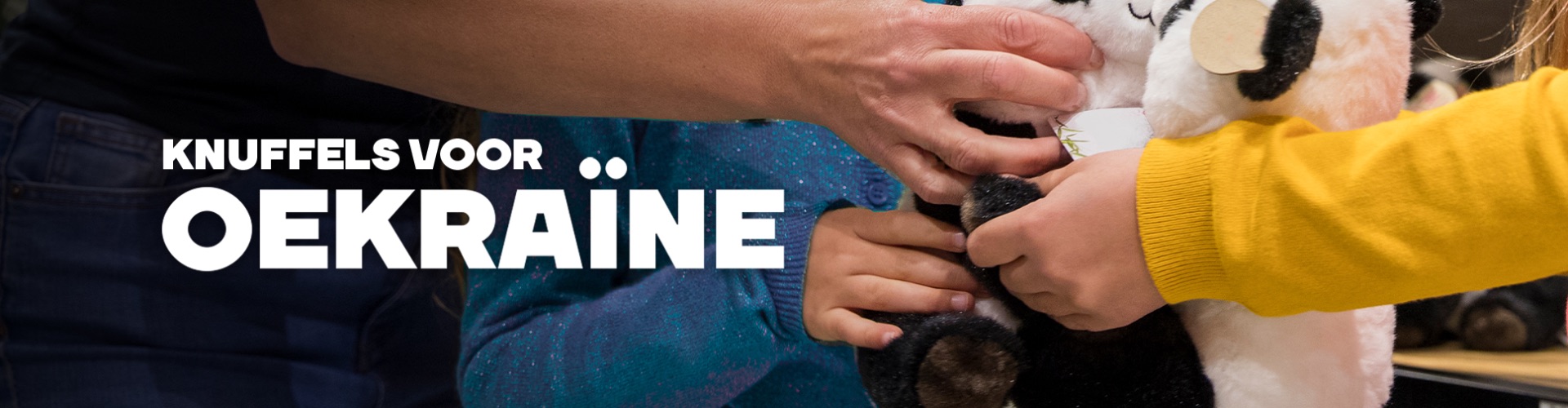 banner Knuffels voor Oekraïne